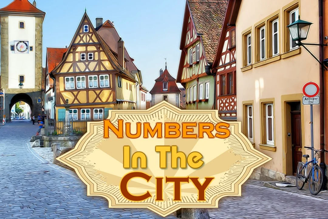Zahlen in der Stadt